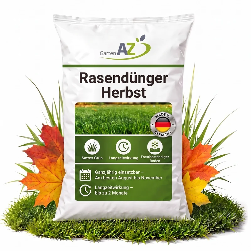 5 kg GartenAZ Organischer Herbstrasendünger mit Langzeitwirkung