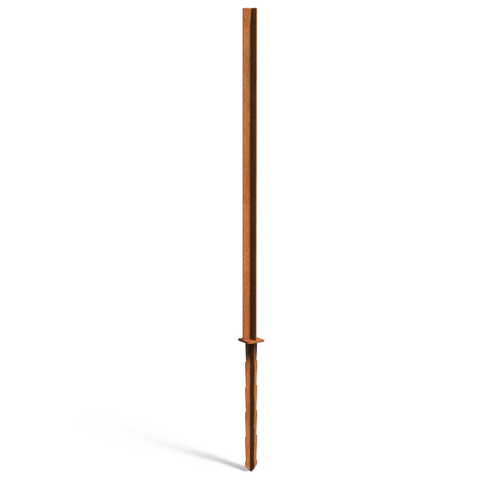 Corten Steel Garden Panel Post