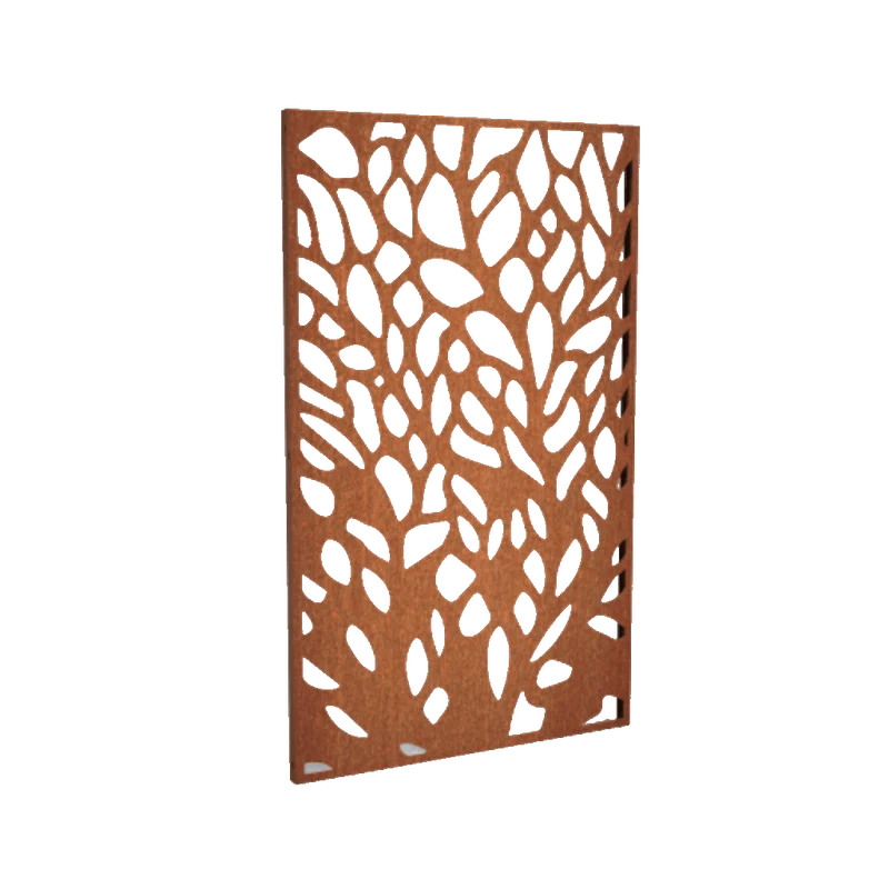 Corten Steel Garden Panel Abstract