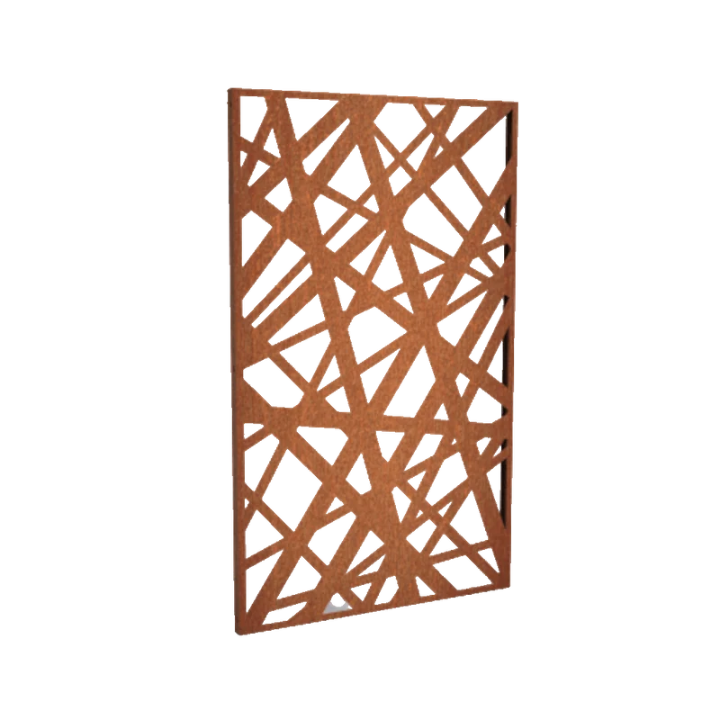Corten Steel Garden Panel Abstract