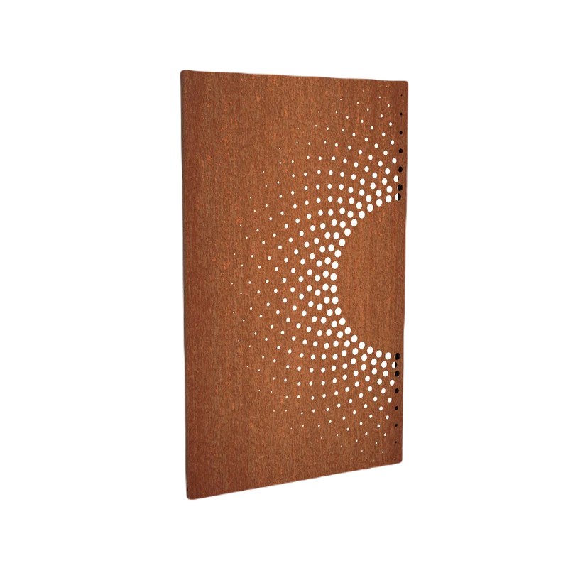 Corten Steel Garden Panel Abstract
