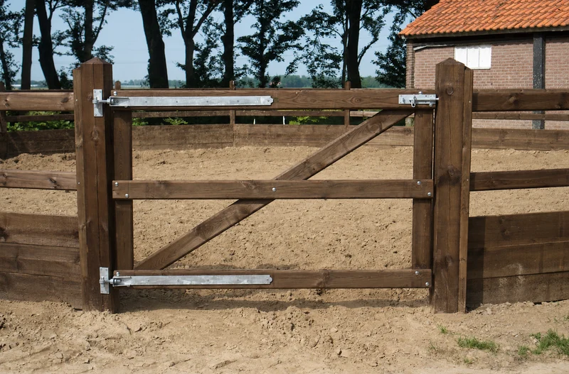 Brettertore in Dark-Brown Komplettset - Einzeltor