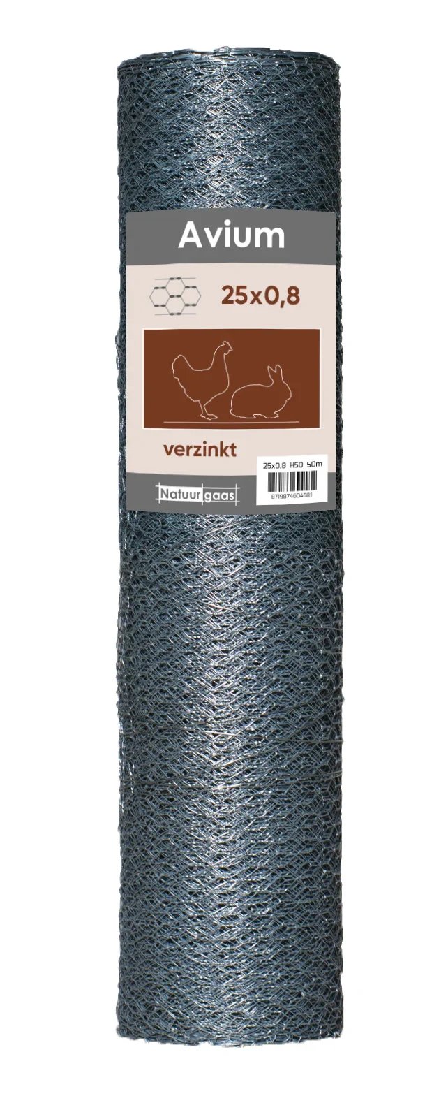Avigal® Kleintierdraht - 50 cm hoch | Rolle 5 m