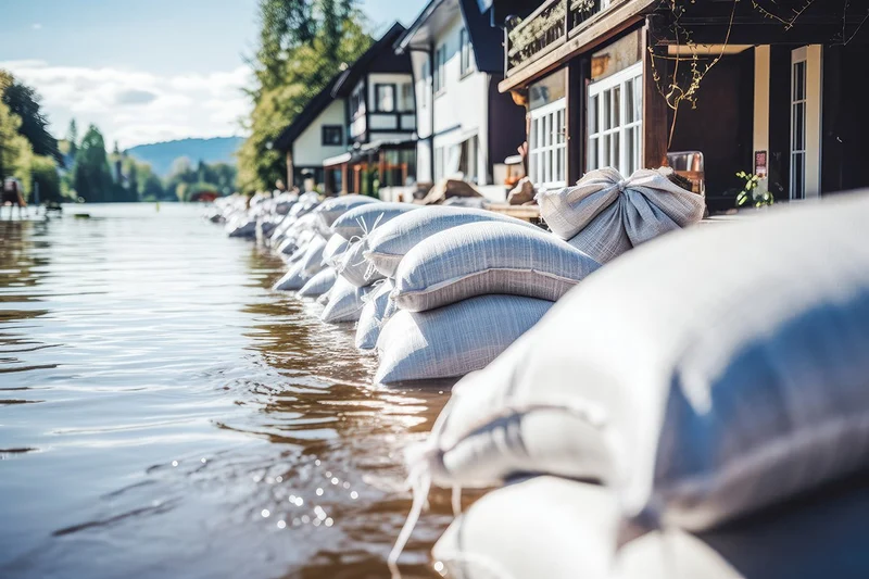 Sandsäcke ungefüllt für Hochwasser-Einsatz
