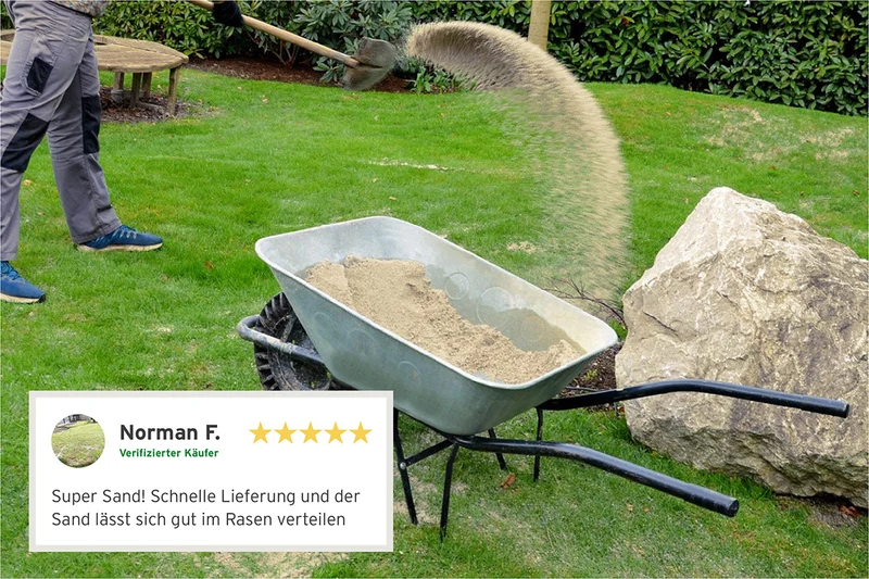 Rasensand gewaschen 0-2 mm