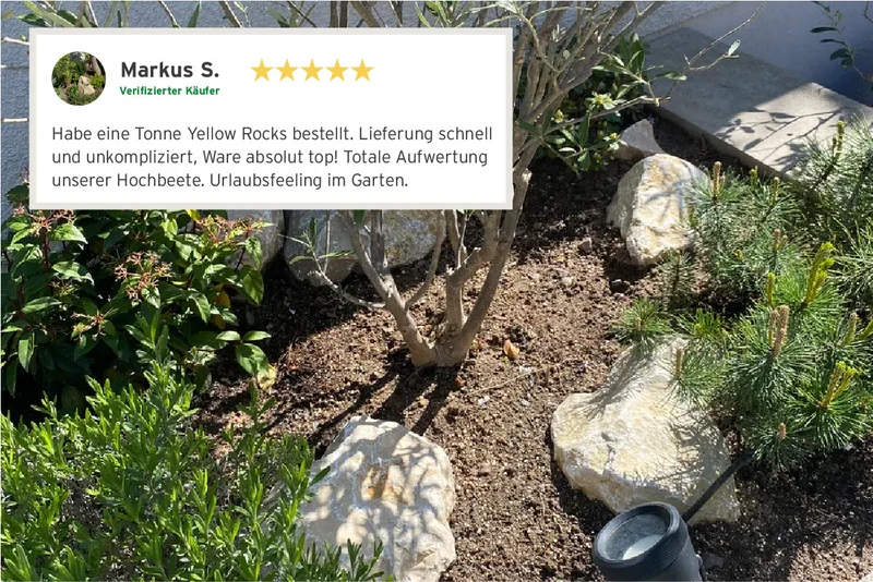 Mauer- und Gestaltungssteine Trockenmauer Bruchstein Yellow Rocks 15-45 cm
