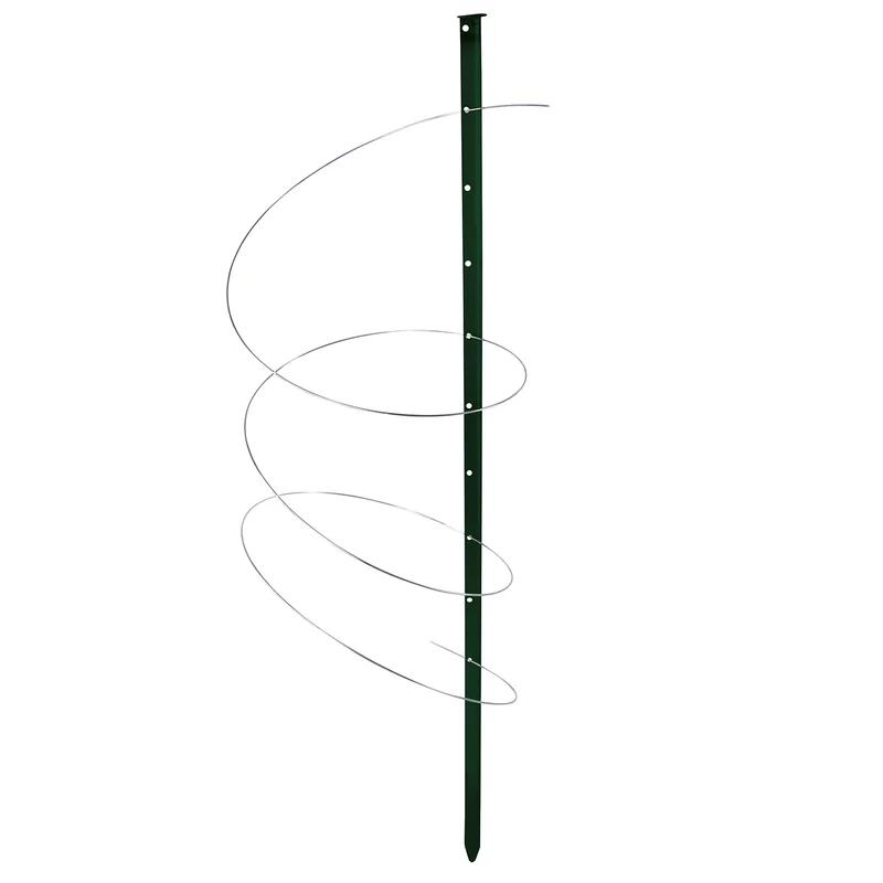 bellissa Pflanzstab Timo 100 G; L 3 x B 3 x H 100 cm, Pulver besch., 1.5 mm verz.