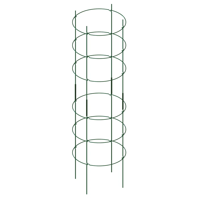 bellissa Rankgitter Verbinder für Staudenstütze FALTER (4er Set); L 13x B 1 x H 15 cm, Pulver besch., 1.5 mm verz.
