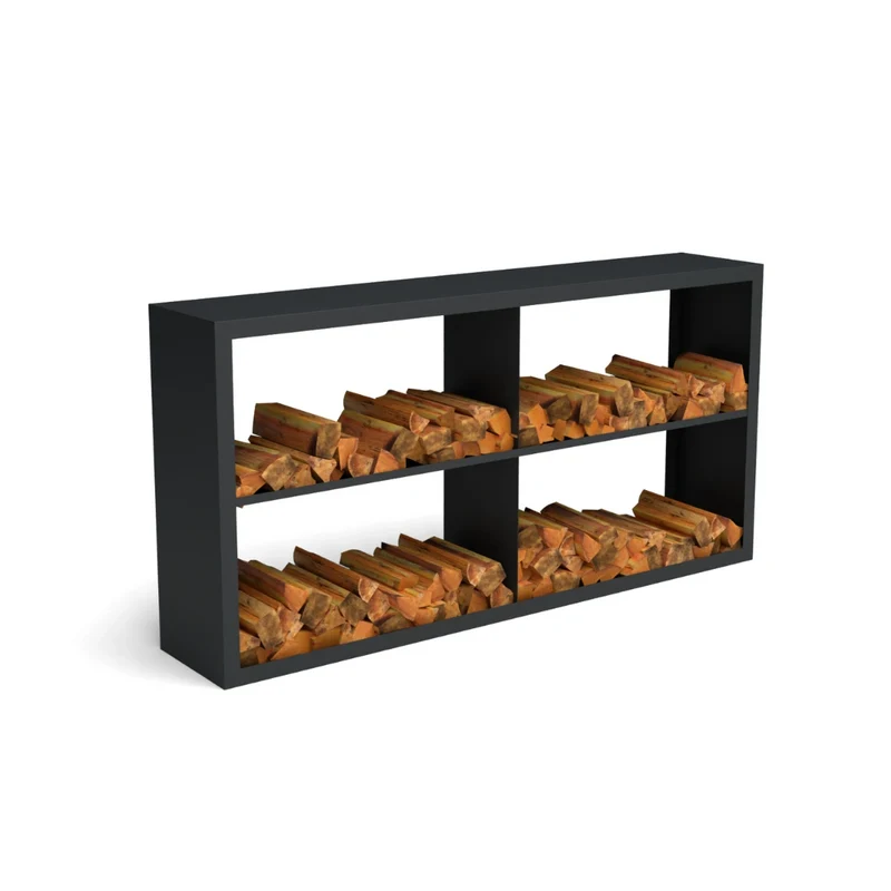 Holzlager Fremont Stahl farbig