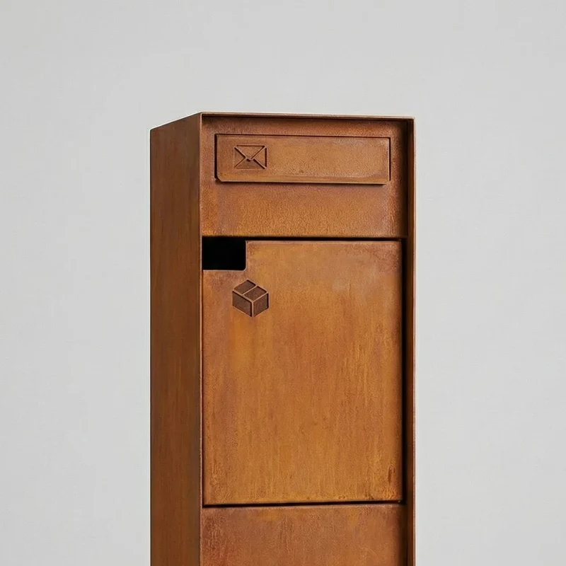 Standbriefkasten Melrose Cortenstahl