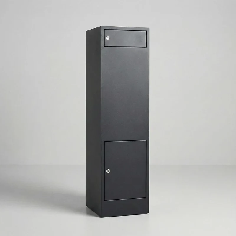 Standbriefkasten Charlton Stahl farbig