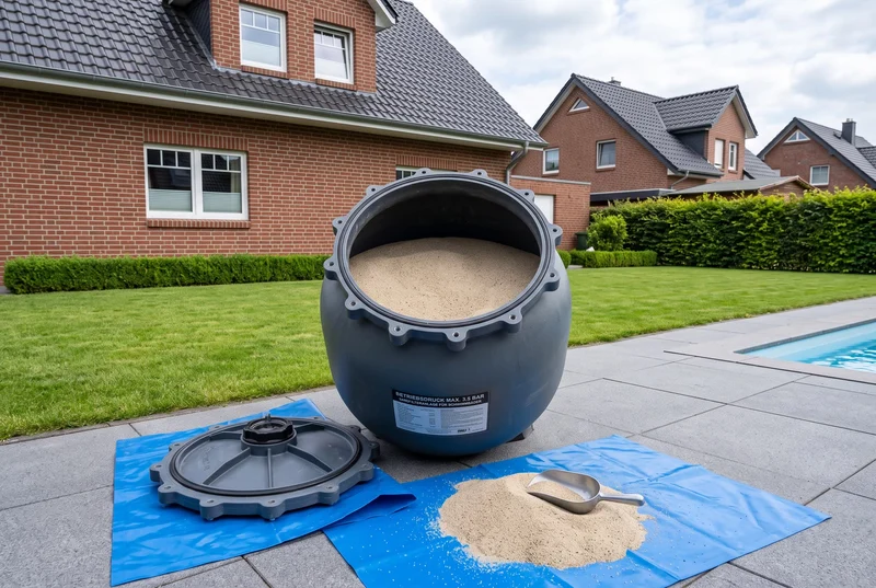 Filtersand Pool Kristall-Quarzsand 0,70-1,25 mm DIN EN 12904