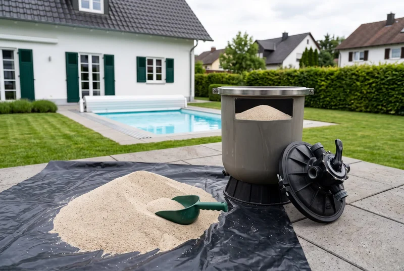 Filtersand Pool Kristall-Quarzsand 0,40-1,20 mm DIN EN 12904
