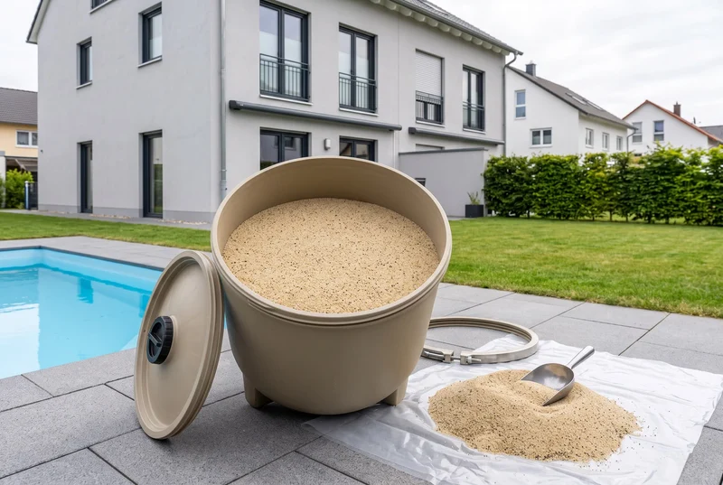 Filtersand Pool Kristall-Quarzsand 0,40-0,80 mm DIN EN 12904