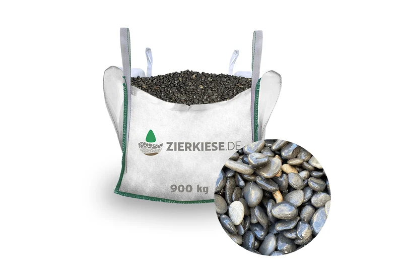 Rundkies Beach Pebbles black