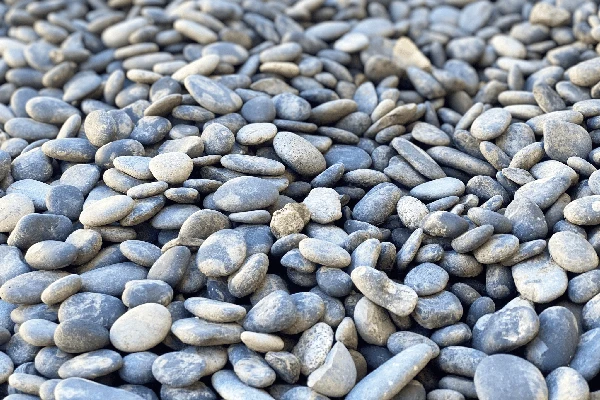 Rundkies Beach Pebbles black