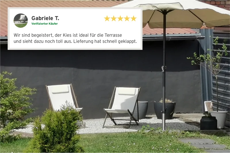Rundkies Rheinkies gewaschen CE-geprüft Dachbegrünung