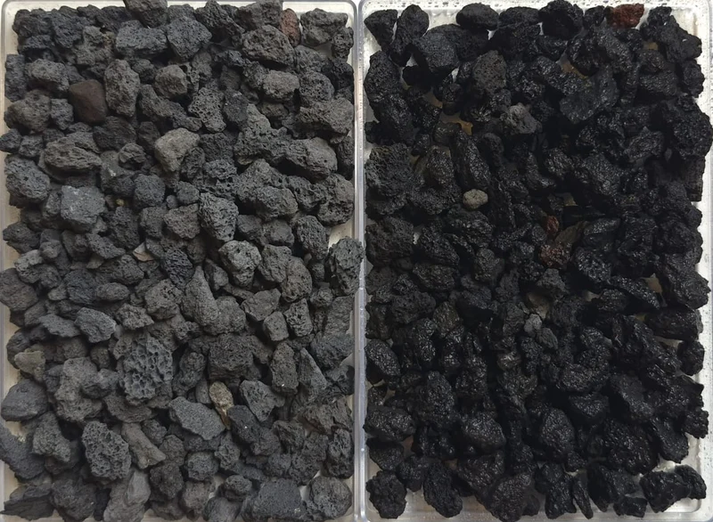 Lava schwarz, 4-8mm