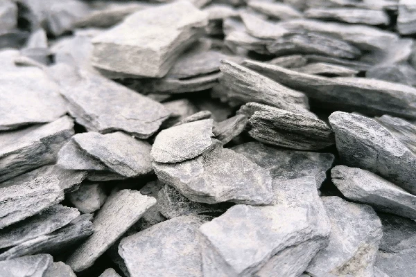 Canadian Slate Schiefersplitt schwarz anthrazit