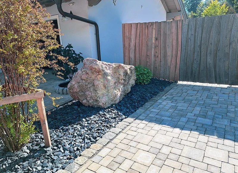 Canadian Slate Schiefersplitt schwarz anthrazit