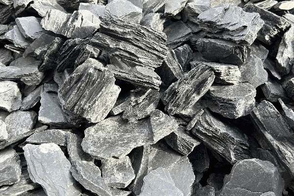 Canadian Slate Schiefersplitt schwarz anthrazit