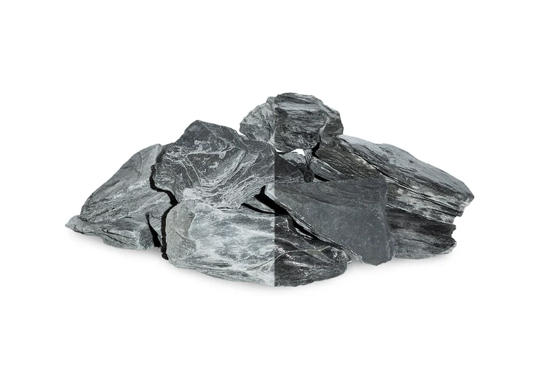 Canadian Slate Schiefersplitt schwarz anthrazit