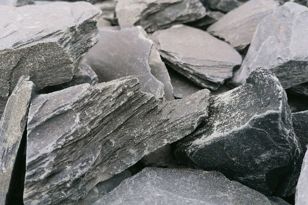 Canadian Slate Schiefersplitt schwarz anthrazit