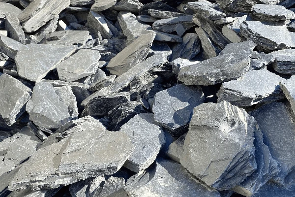 Canadian Slate Schiefersplitt schwarz anthrazit