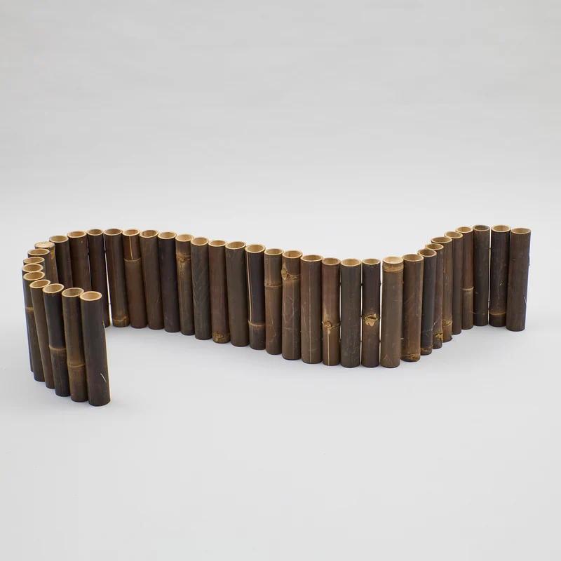 Flexible Beeteinfassung - L: 200 cm, Bambus dunkel
