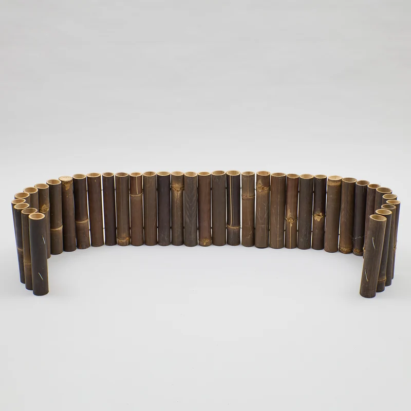 Flexible Beeteinfassung - L: 200 cm, Bambus dunkel
