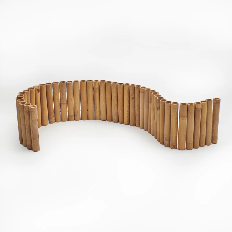 Flexible Beeteinfassung - L: 200 cm, Bambus hell
