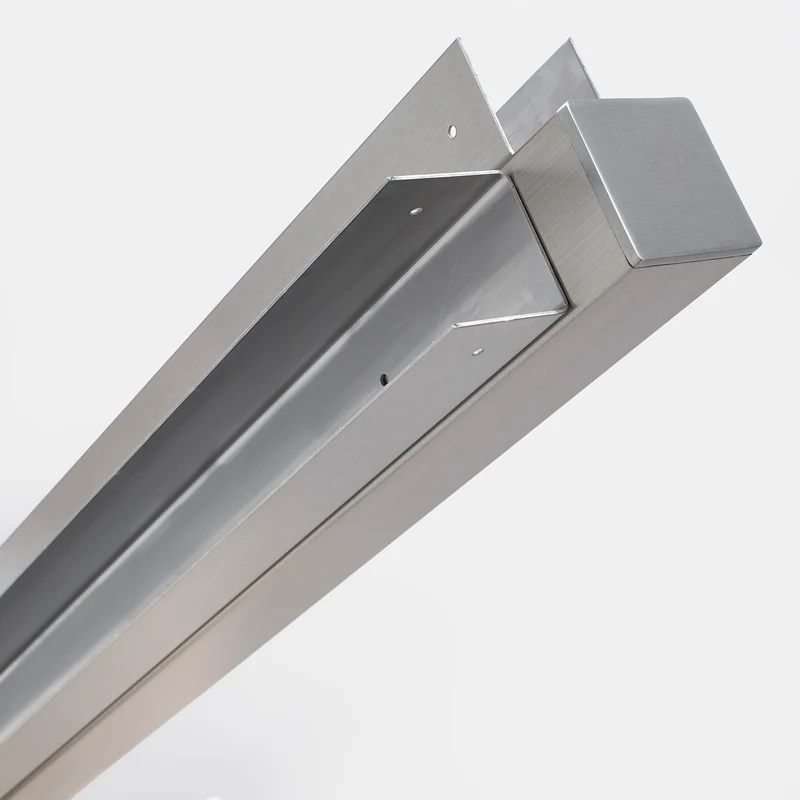 Modul5/classic - Edelstahl Eckpfosten für Bambuszaunfeld