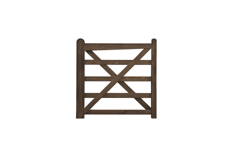 Englisches Tor Dark-Brown - Imprägniert