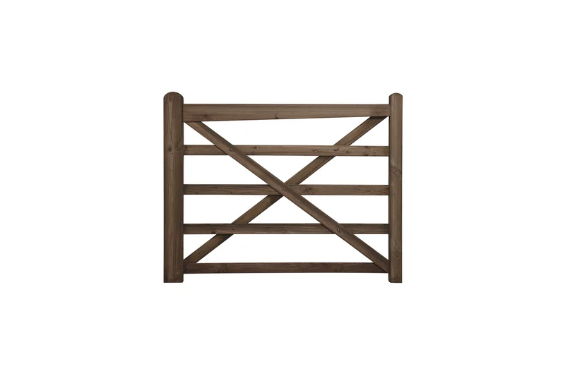 Englisches Tor Dark-Brown - Imprägniert