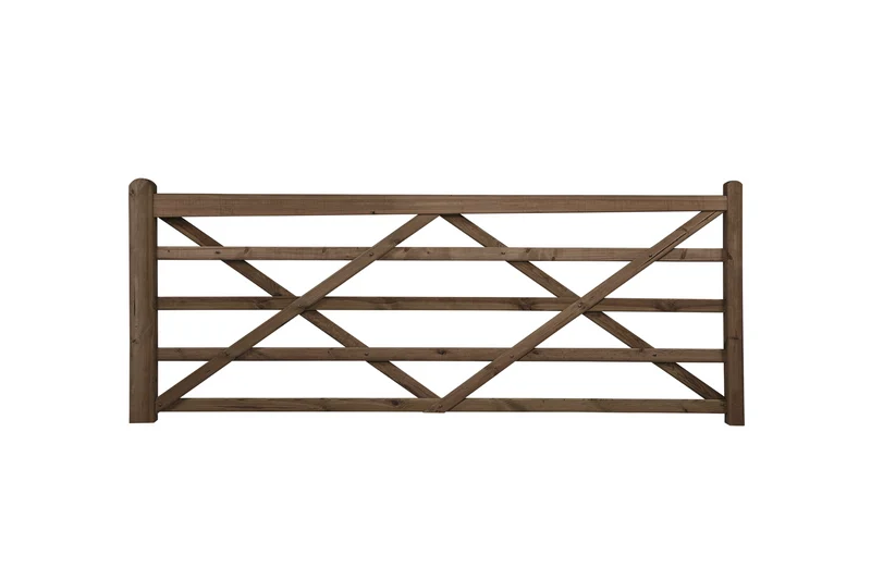 Englisches Tor Dark-Brown - Imprägniert