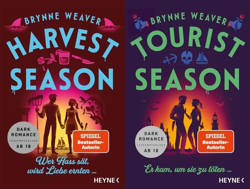 Seasons of Carnage - Dark RomCom Doppelband: Harvest Season & Tourist Season (gebunden) plus 1 exklusives Postkartenset