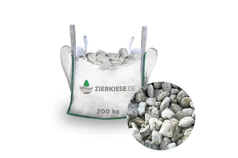 Rundkies Quarzkies Weiß