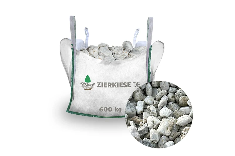 Rundkies Quarzkies Weiß