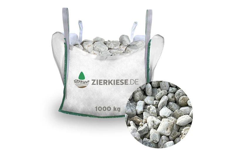 Rundkies Quarzkies Weiß