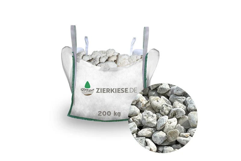 Rundkies Quarzkies Weiß