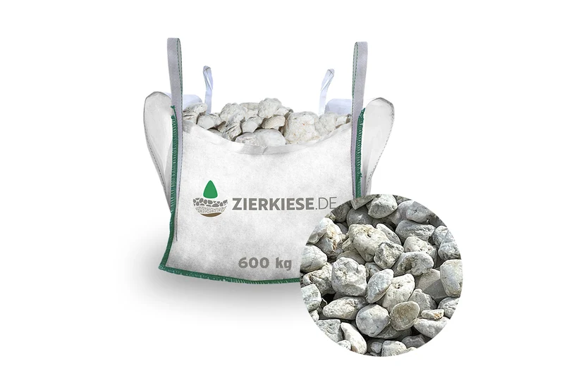 Rundkies Quarzkies Weiß