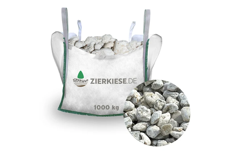 Rundkies Quarzkies Weiß