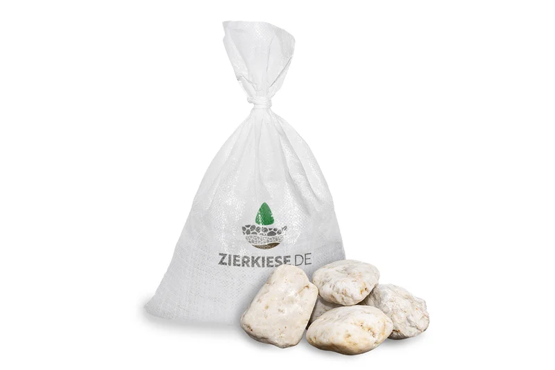 Rundkies Quarzkies Weiß