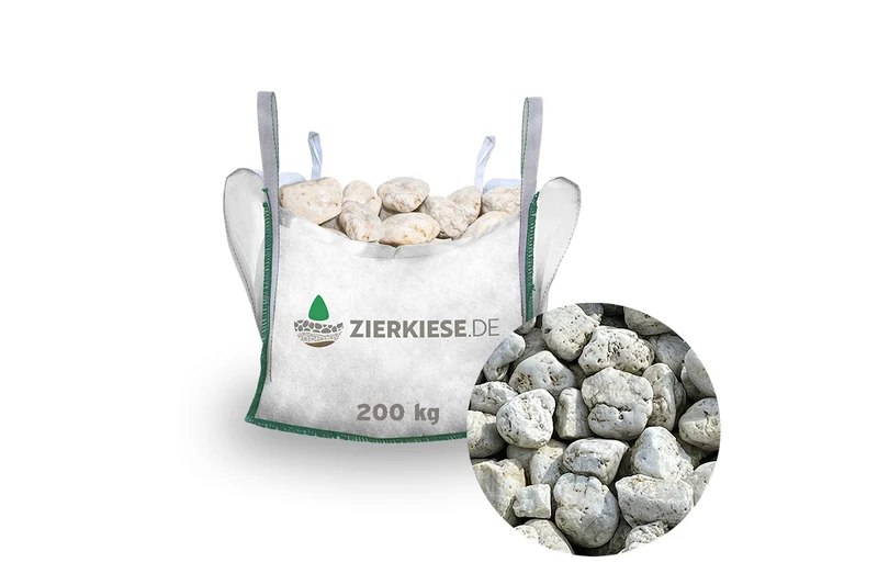 Rundkies Quarzkies Weiß