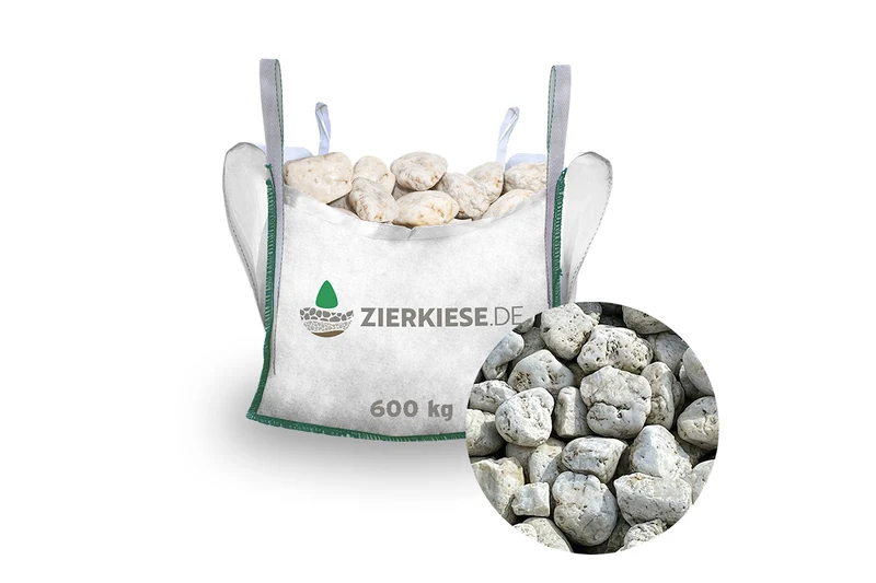 Rundkies Quarzkies Weiß