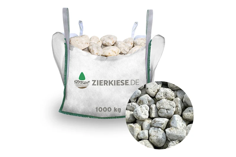 Rundkies Quarzkies Weiß