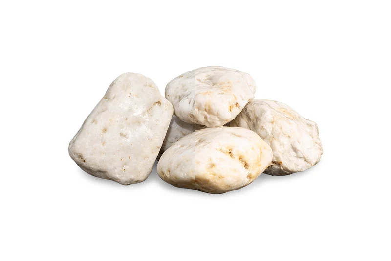 Rundkies Quarzkies Weiß