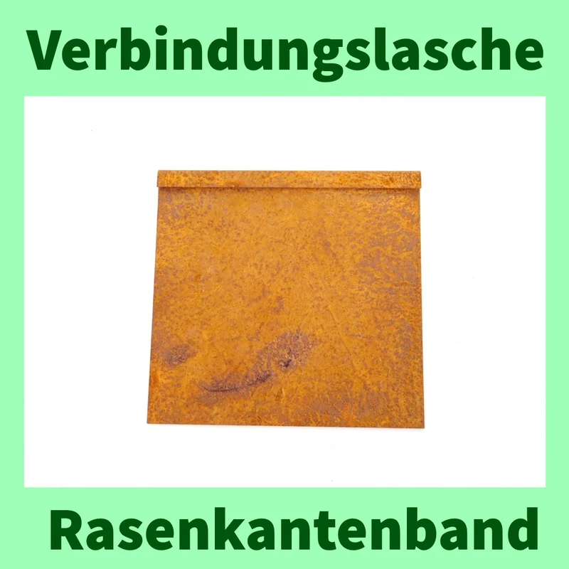 GartenAZ Verbinder für Rasenkantenband Corten - Höhe: 15 cm