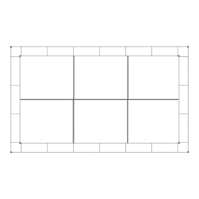 bellissa Hochbeet "premium" eckig inkl. Trennfolie 200x120xH=100cm