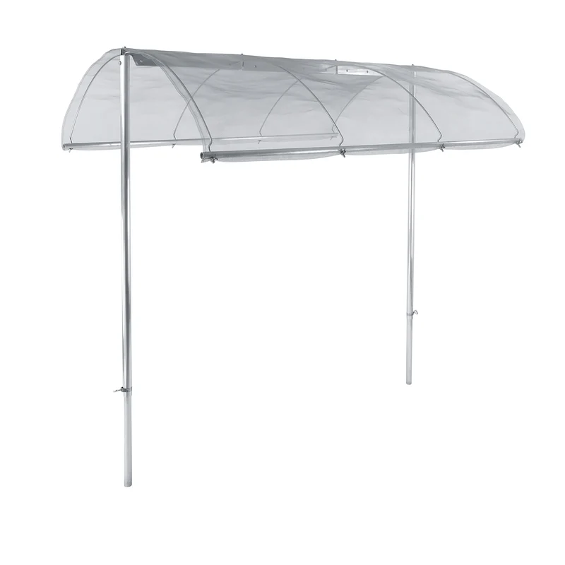 bellissa Tomatendach; L 150 x B 120 x H 125-185 cm, Alu Gewebe + Rohre